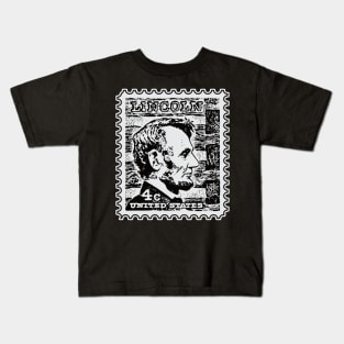 4 Cent Lincoln Stamp 1282 Kids T-Shirt